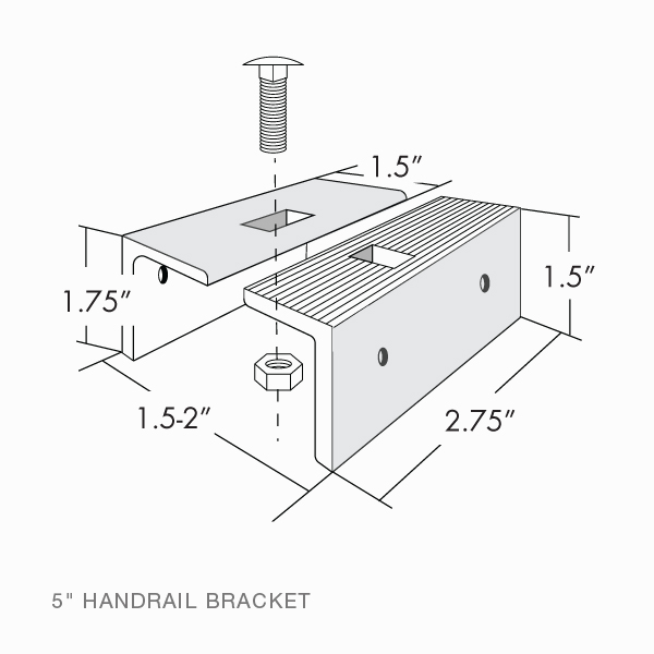 ADA-Compliant Handrail Bracket - Image 2