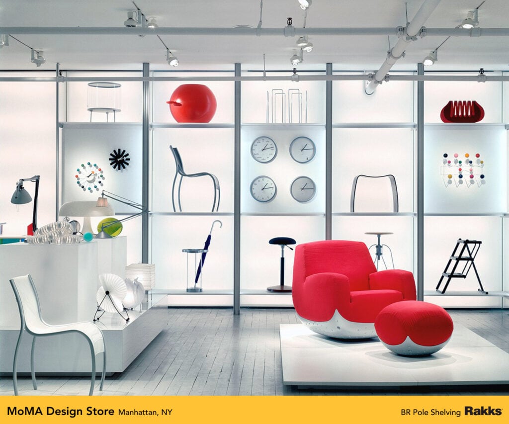 MoMa Design Store featuring Rakks BR Pole Shelving