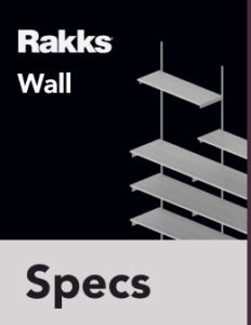 Rakks Wall-mounted Shelving Specifications